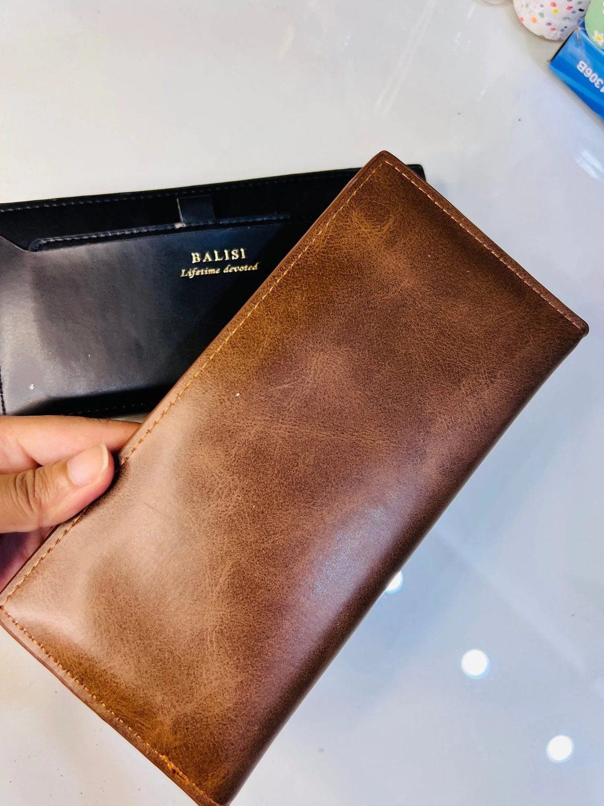Balisi Long Wallet/Clutch in Synthetic Leather