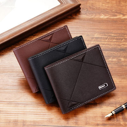 British Retro Slimfold leather wallet