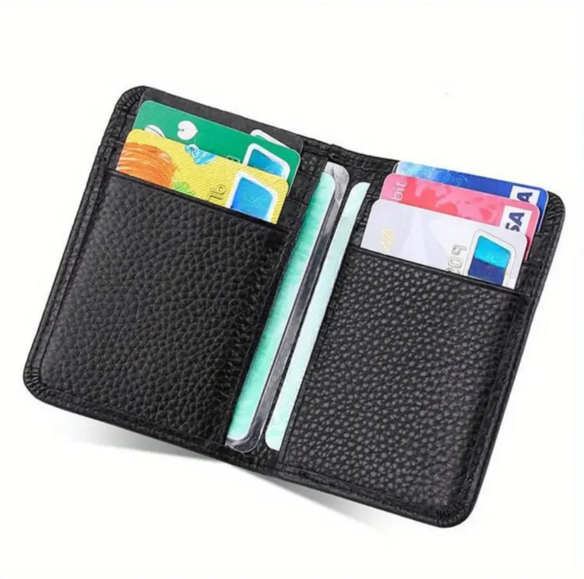 Sale Slim Minimalist Faux Leather Wallet
