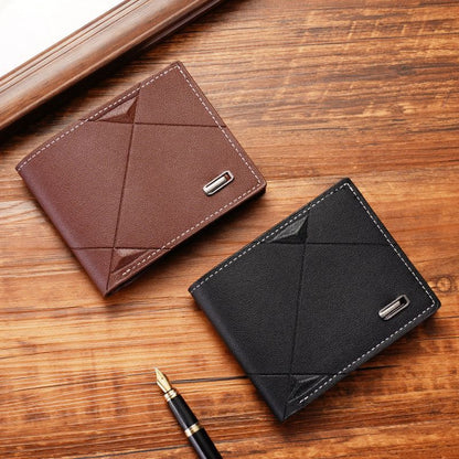British Retro Slimfold leather wallet