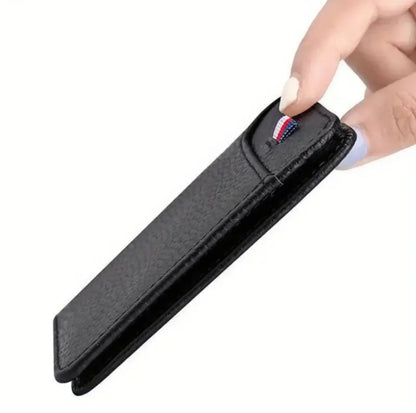 Sale Slim Minimalist Faux Leather Wallet