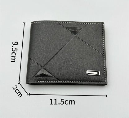 British Retro Slimfold leather wallet