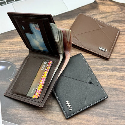 British Retro Slimfold leather wallet