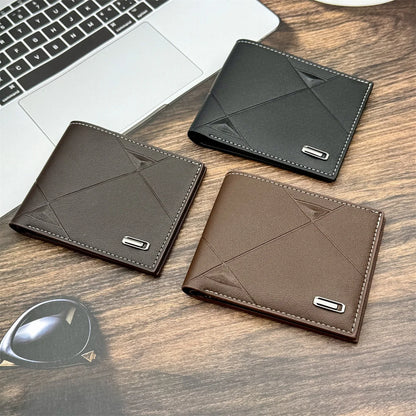 British Retro Slimfold leather wallet