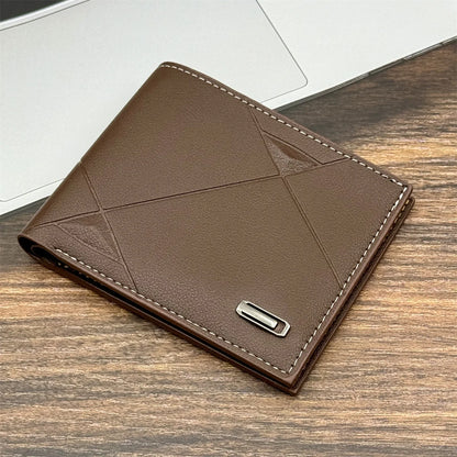 British Retro Slimfold leather wallet