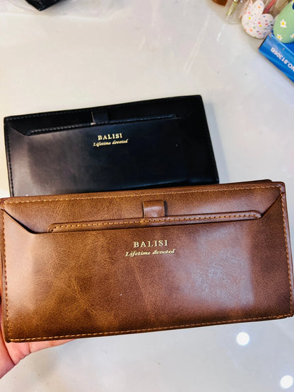 Balisi Long Wallet/Clutch in Synthetic Leather