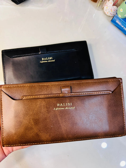 Balisi Long Wallet/Clutch in Synthetic Leather