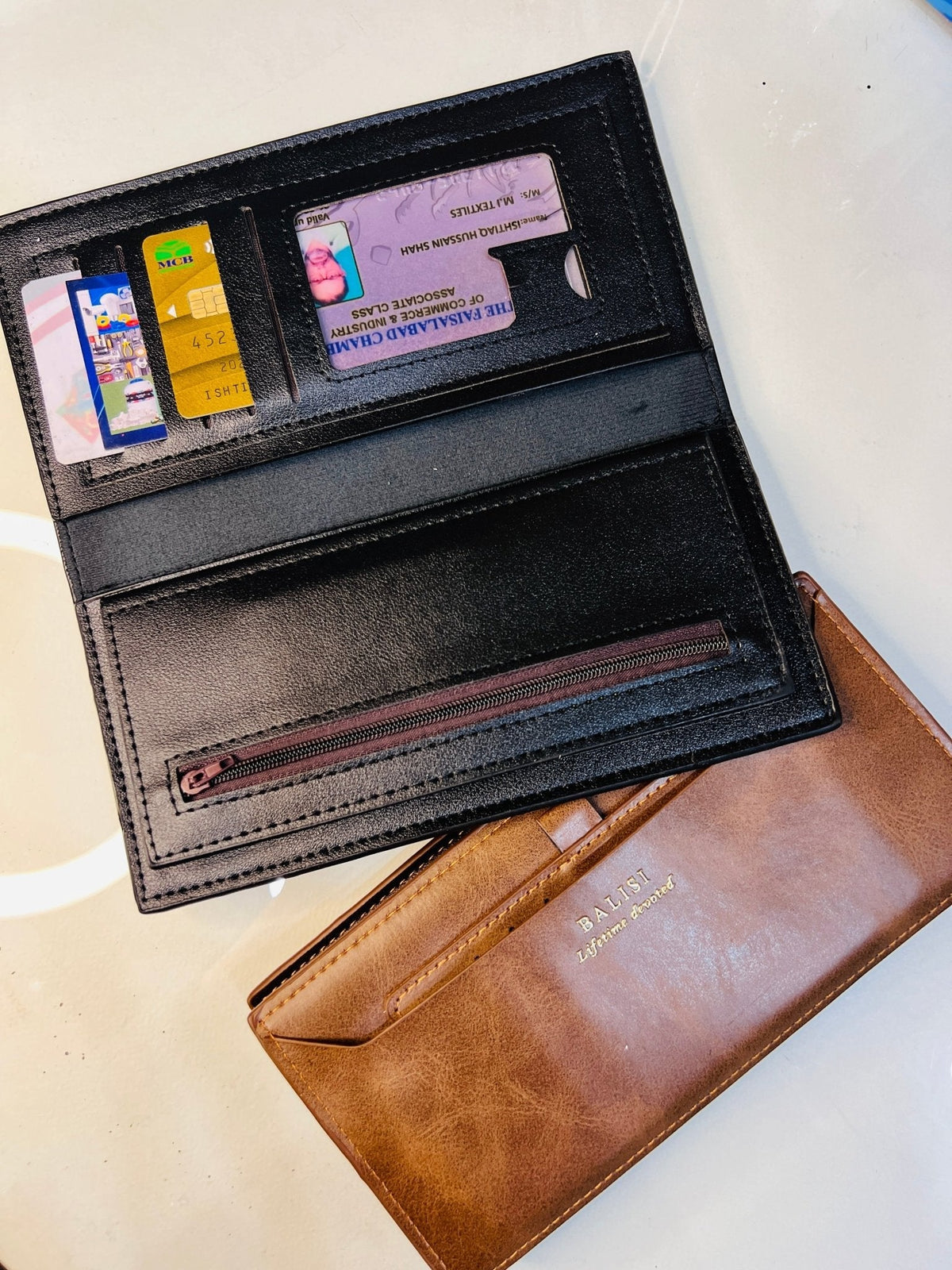 Balisi Long Wallet/Clutch in Synthetic Leather