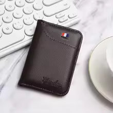 Sale Slim Minimalist Faux Leather Wallet