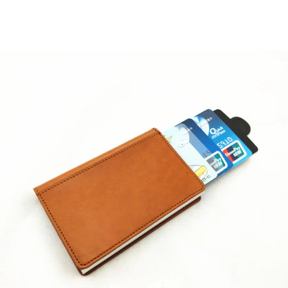 ClassicSlide RFID Pop-Up Leather Wallet